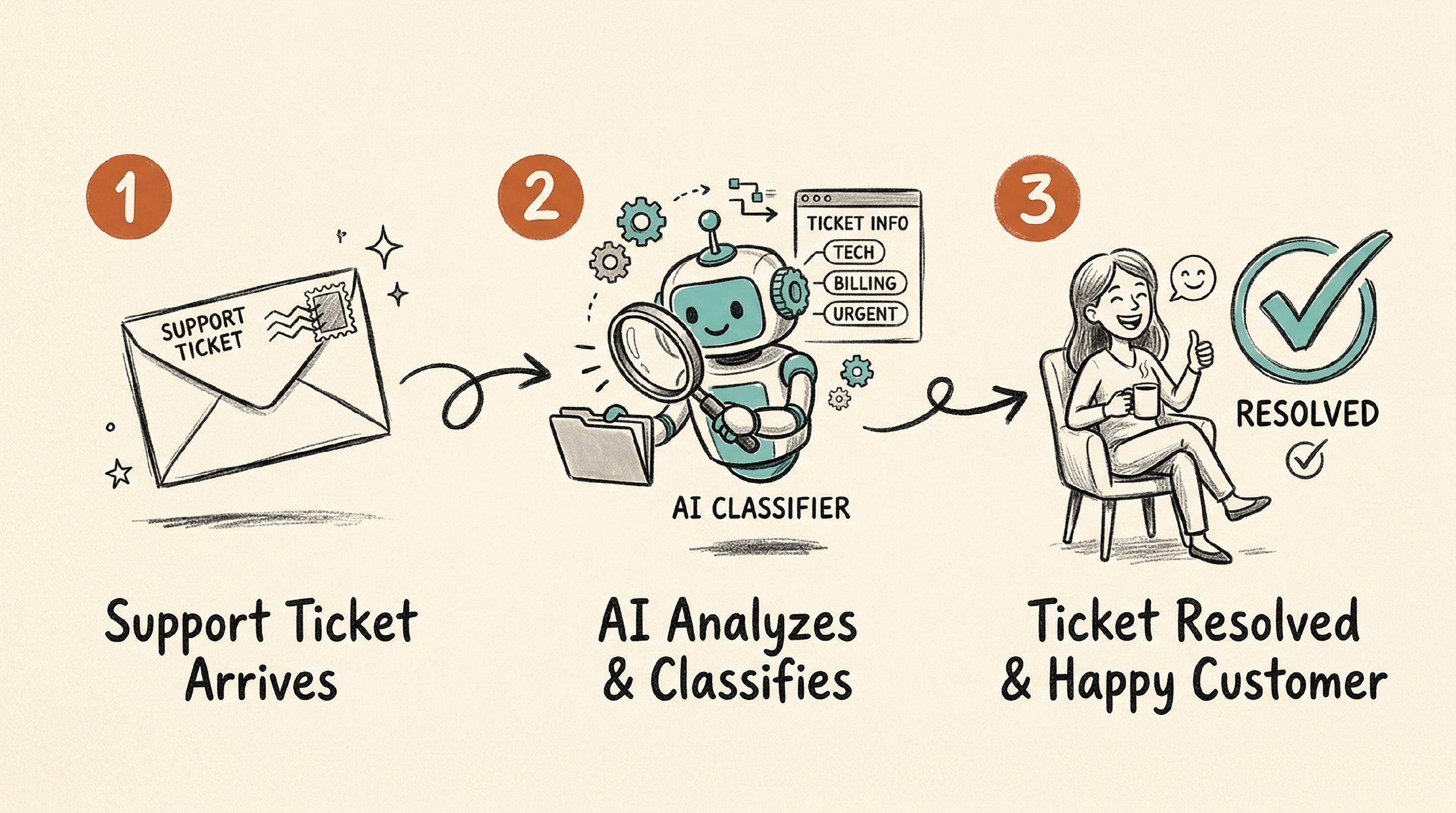 How AIBotza works - 3-step infographic
